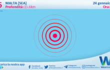 Scossa di terremoto magnitudo 5.6 nei pressi di Malta [Sea]