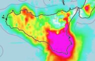 Meteo Sicilia: è stata una notte tempestosa! Oltre 400mm in 36h nel siracusano e tanta neve in bassa montagna.