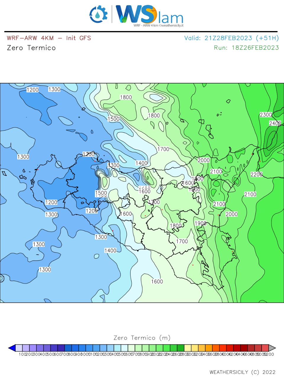 Meteo Sicilia: breve pausa in atto. Domani nuove piogge e nevicate in montagna!