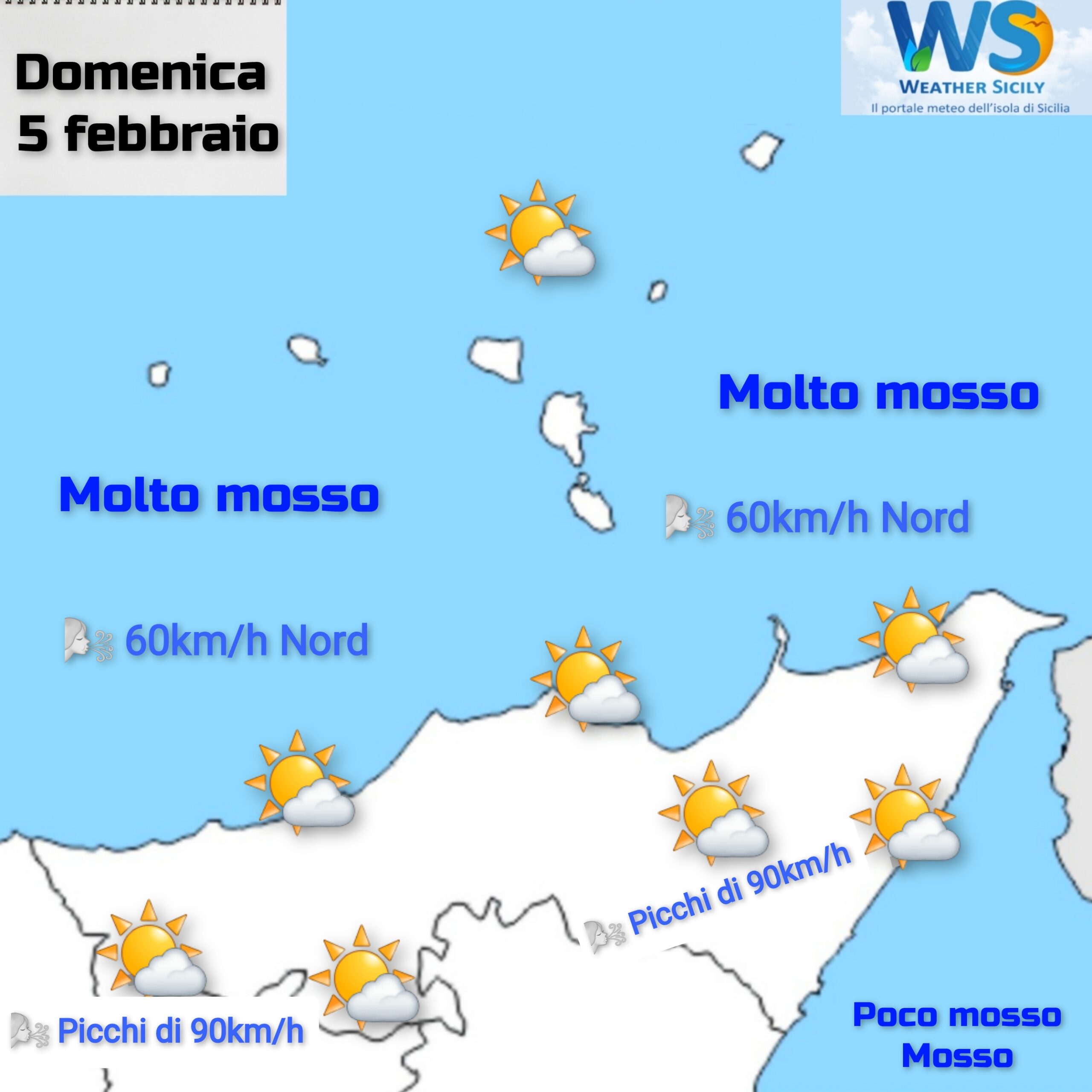 Meteo Messina e provincia: Domenica molto fredda e ventosa