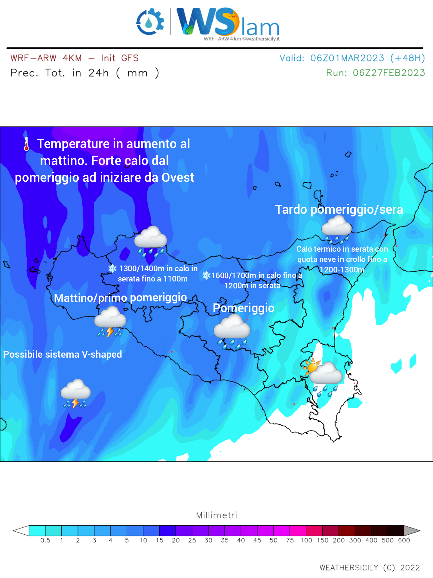 Meteo Sicilia: ci attende un martedì di intenso maltempo!