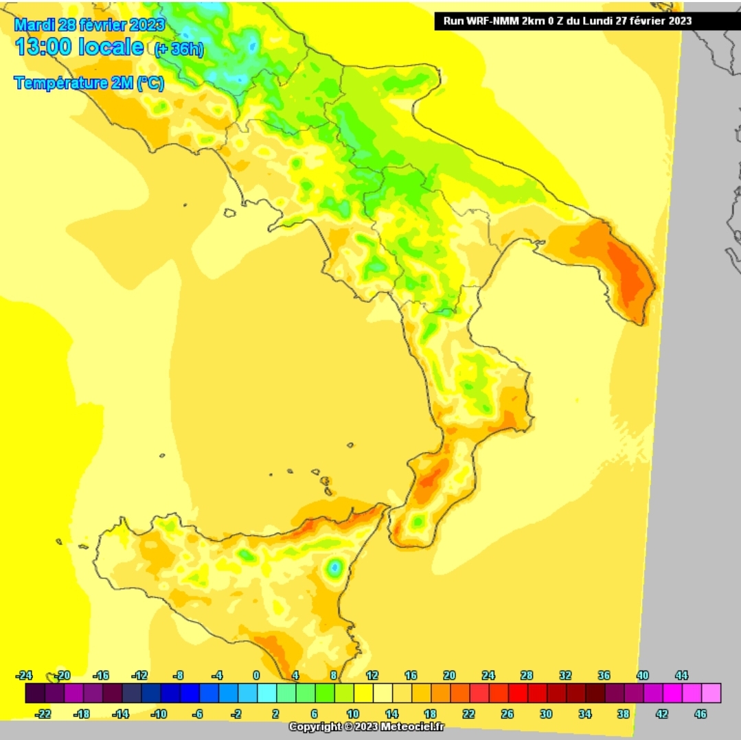 Meteo Messina e provincia: mitezza al mattino. Piogge, freddo e neve in montagna in serata.