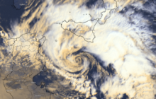 Meteo Sicilia: le spettacolari immagini del ciclone mediterraneo visto dal Satellite