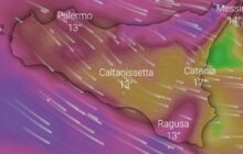 Meteo Sicilia: tempesta di maestrale, intense mareggiate e crollo termico in atto!