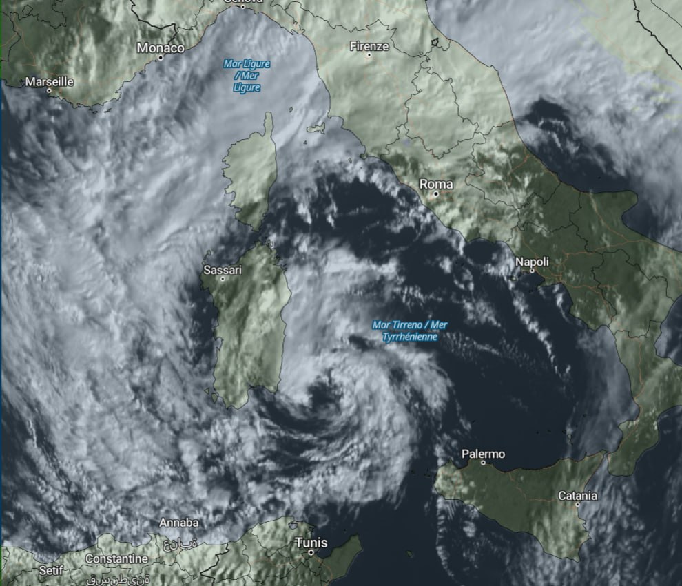 Meteo Sicilia: nessun Medicane previsto, ma la fase di maltempo continuerà nei prossimi giorni!