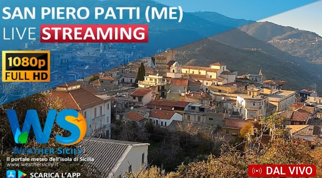 San Piero Patti: installata una webcam in streaming h24 sulla località del messinese!