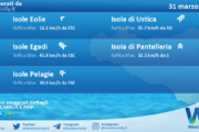 Meteo Sicilia, isole minori: previsioni meteo mare e vento per domani, venerdì 31 marzo 2023