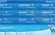 Meteo Sicilia: previsioni meteo mare e vento per domani, mercoledì 29 marzo 2023