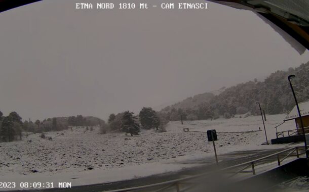 Meteo: la Sicilia piomba in pieno inverno! Nevica attualmente tra Madonie, Nebrodi e sull'Etna.