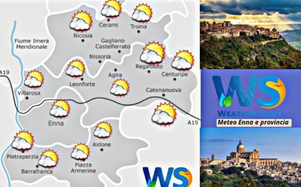 Meteo Enna e provincia: variabilità sparsa quest'oggi