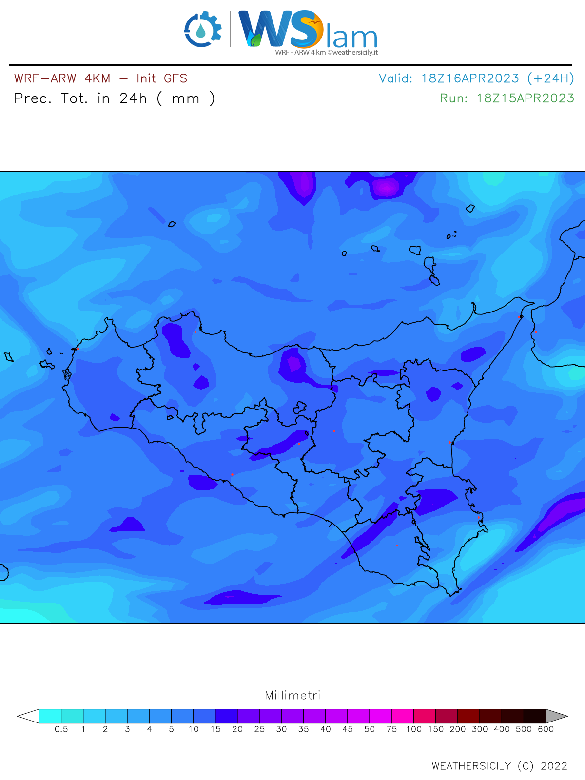 Meteo Sicilia: maltempo con freddo e neve in montagna quest'oggi!