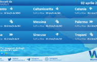 Meteo Sicilia: previsioni meteo mare e vento per domani, domenica 02 aprile 2023