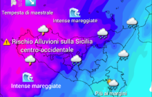 Meteo Sicilia: rischio alluvioni su Palermo, Trapani e tutta la Sicilia centro-occidentale!