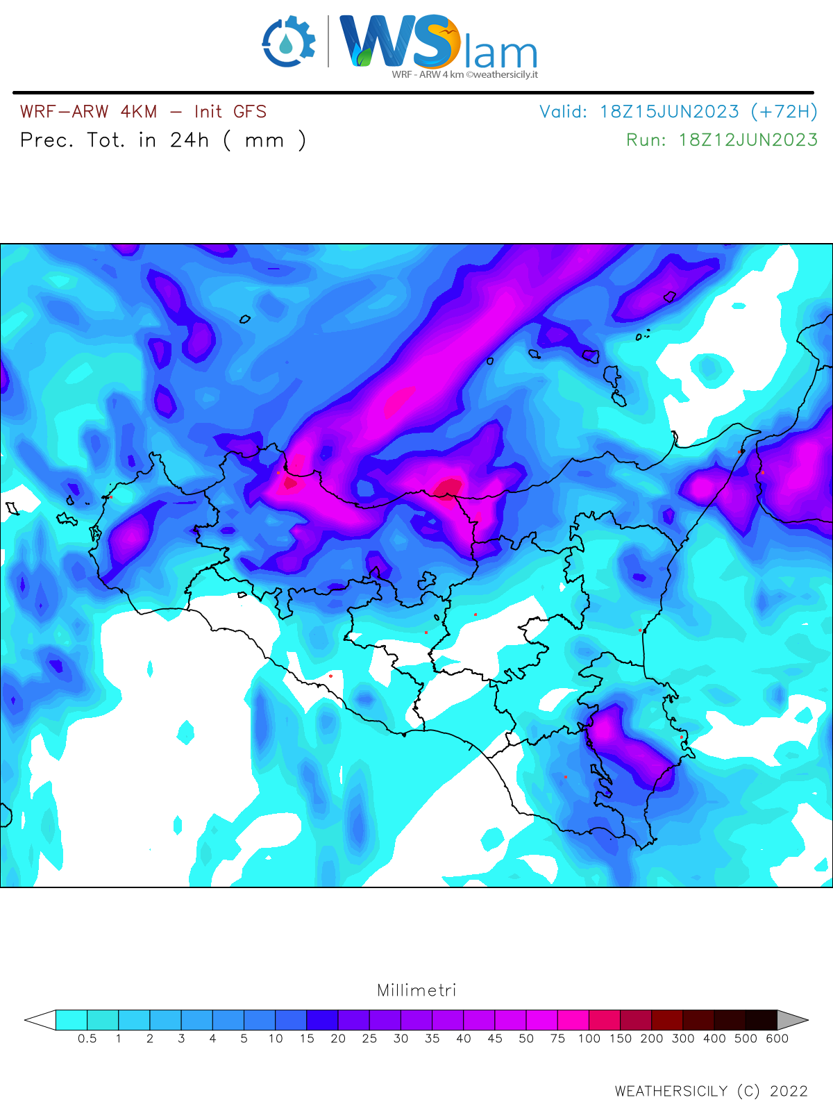 Meteo Sicilia: piogge e temporali in arrivo. Probabile gran caldo africano la prossima settimana!