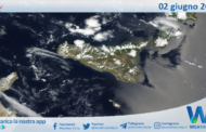 Meteo Sicilia: immagine satellitare Nasa di venerdì 02 giugno 2023
