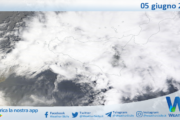 Meteo Sicilia: immagine satellitare Nasa di lunedì 05 giugno 2023