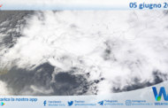 Meteo Sicilia: immagine satellitare Nasa di lunedì 05 giugno 2023