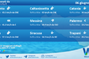 Meteo Sicilia: previsioni meteo mare e vento per domani, martedì 06 giugno 2023