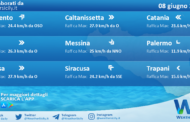 Meteo Sicilia: previsioni meteo mare e vento per domani, giovedì 08 giugno 2023
