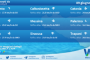 Meteo Sicilia: previsioni meteo mare e vento per domani, venerdì 09 giugno 2023