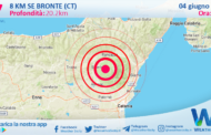 Scossa di terremoto magnitudo 2.7 nei pressi di Bronte (CT)