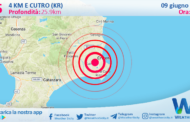 Scossa di terremoto magnitudo 2.5 nei pressi di Cutro (KR)
