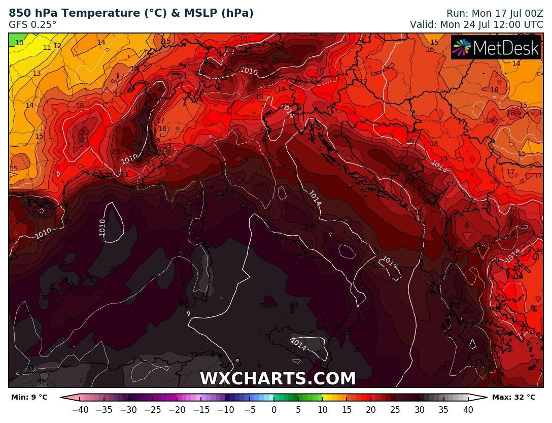 Meteo Sicilia: caldo senza fine! Luglio 2023 potrebbe risultare il più caldo di sempre.