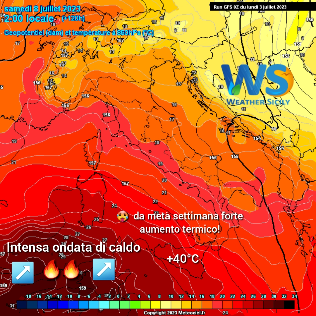 Meteo Sicilia: caldo in graduale aumento. Intensa ondata africana da metà settimana!
