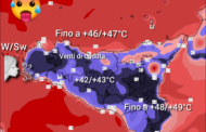 Meteo Sicilia: ci aspettano giornate bollenti! Fino a +48/+49°C mettendo a rischio il record assoluto di caldo Europeo.