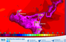 Sicilia: è un lunedì da record! Toccati i +47.8° a Siracusa e +46.7° a Palermo