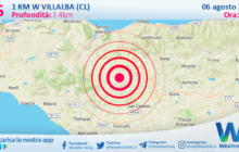 Scossa di terremoto magnitudo 3.5 nei pressi di Villalba (CL)