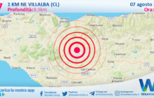 Scossa di terremoto magnitudo 2.7 nei pressi di Villalba (CL)