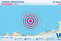 Scossa di terremoto magnitudo 3.1 nel Tirreno Meridionale (MARE)