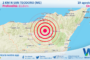 Scossa di terremoto magnitudo 2.5 nel Tirreno Meridionale (MARE)