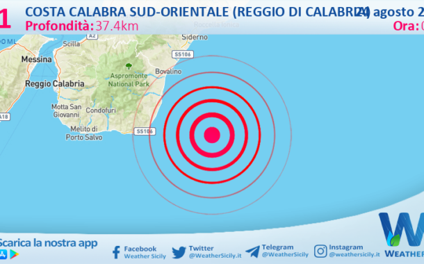 Terremoti, scossa di magnitudo 3.6 nel Reggiano