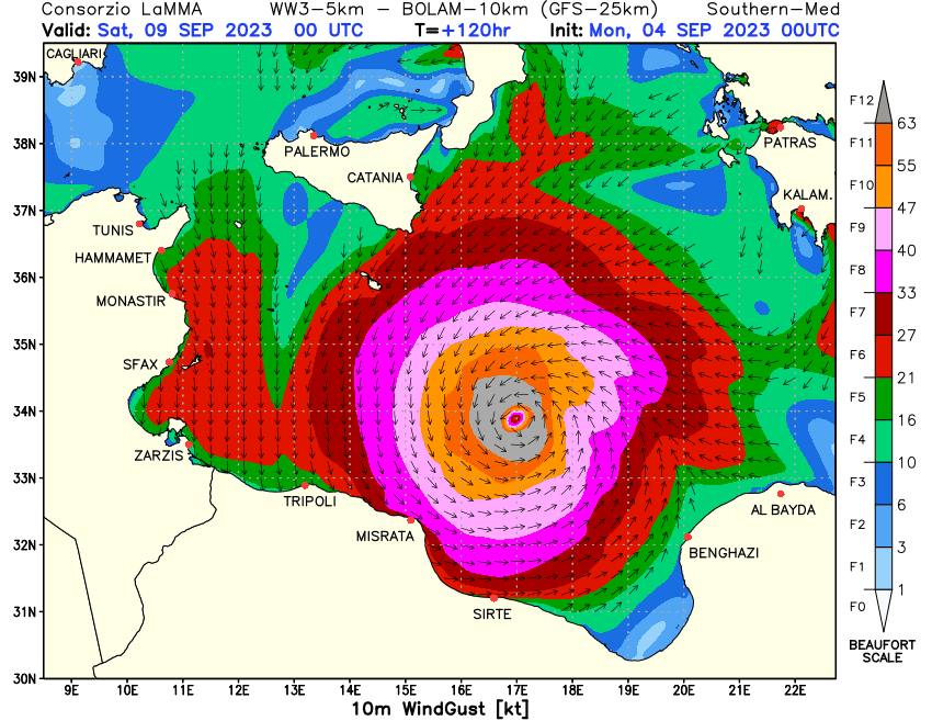 Ciclone Mediterraneo sul mar Ionio nei prossimi giorni. Le conseguenze per la Sicilia