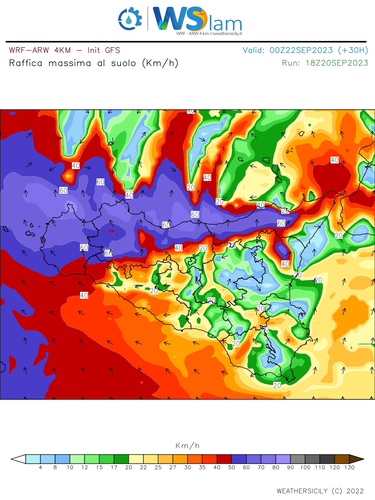 Meteo Sicilia: ci attende una giornata ed una nottata di caldo intenso e forti venti meridionali!