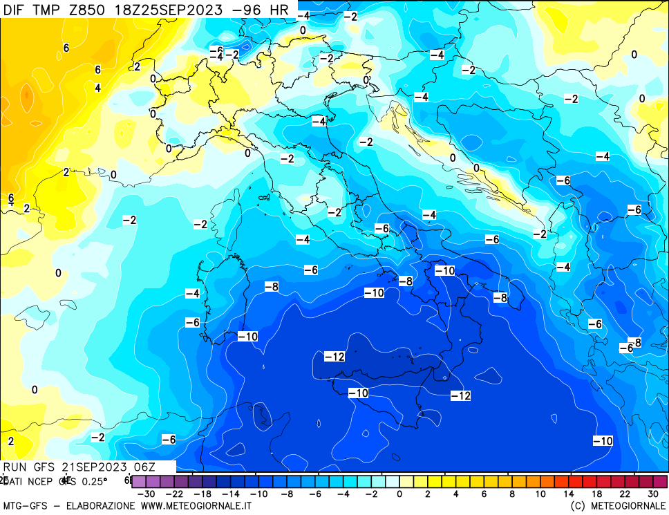 Sicilia: ultime ore di caldo! Da sabato temperature autunnali ed instabilità sparsa