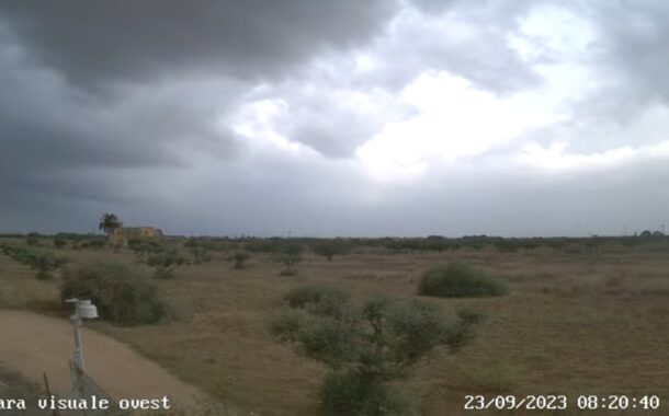 Meteo Sicilia: prime fulminazioni in atto nel trapanese! Calo termico definitivo entro sera.