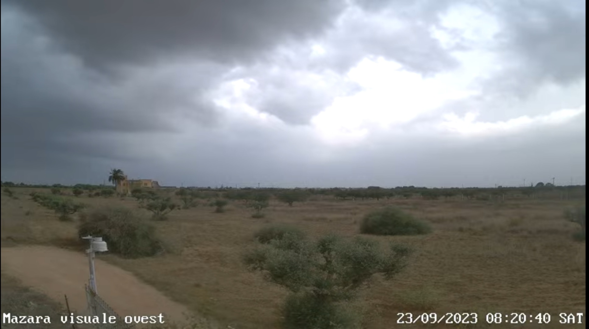 Meteo Sicilia: prime fulminazioni in atto nel trapanese! Calo termico definitivo entro sera.