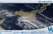 Meteo Sicilia: immagine satellitare Nasa di domenica 03 settembre 2023