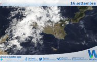 Meteo Sicilia: immagine satellitare Nasa di sabato 16 settembre 2023