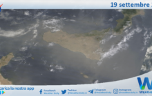 Meteo Sicilia: immagine satellitare Nasa di martedì 19 settembre 2023