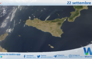 Meteo Sicilia: immagine satellitare Nasa di venerdì 22 settembre 2023