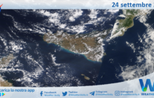 Meteo Sicilia: immagine satellitare Nasa di domenica 24 settembre 2023