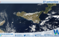 Meteo Sicilia: immagine satellitare Nasa di mercoledì 27 settembre 2023