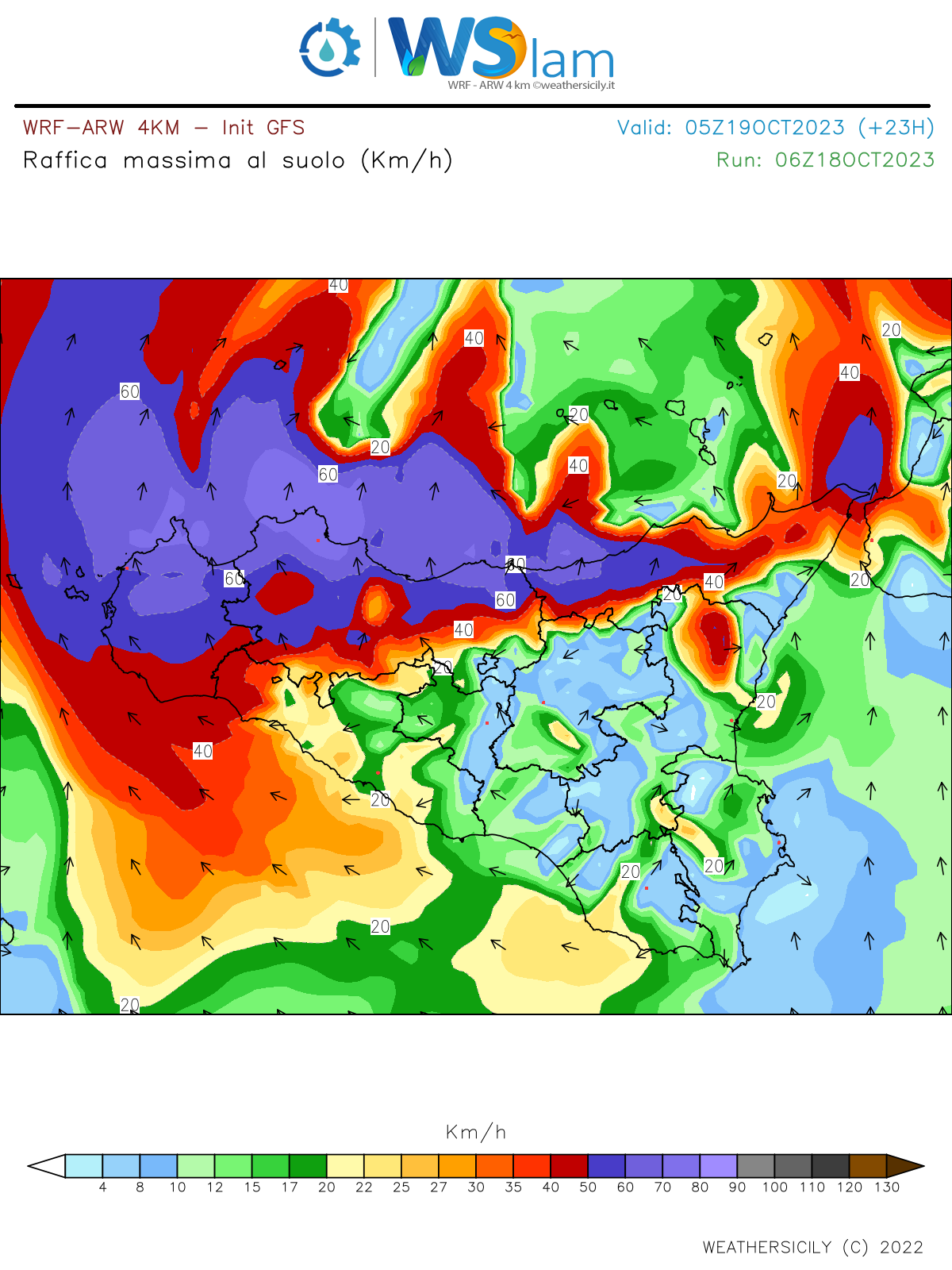 Meteo Sicilia: al via un ondata di caldo estiva! Attesi valori oltre i +35°C e forti venti meridionali