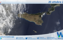 Meteo Sicilia: immagine satellitare Nasa di venerdì 20 ottobre 2023