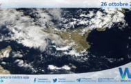 Meteo Sicilia: immagine satellitare Nasa di giovedì 26 ottobre 2023
