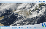 Meteo Sicilia: immagine satellitare Nasa di martedì 31 ottobre 2023